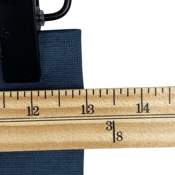 NWT Blanqi Hipster Support Capri Leggings Storm Blue Sz M Workout Gym - Picture 10 of 12